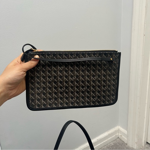 New Condition Tory Burch Always Ready Black and Brown Tote Bag - Picture 3 of 7